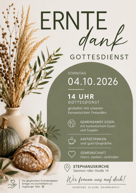 Erntedank in Stephanus